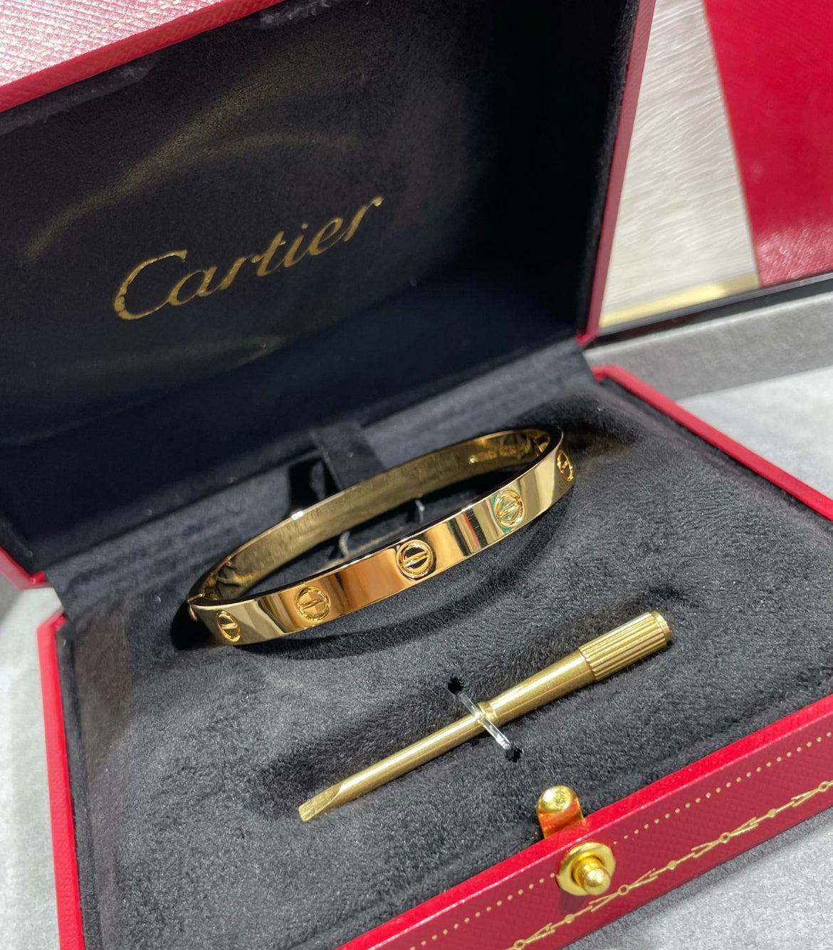 14k Yellow Gold Love Bracelet