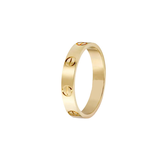 14k Yellow Gold Love Ring/Small