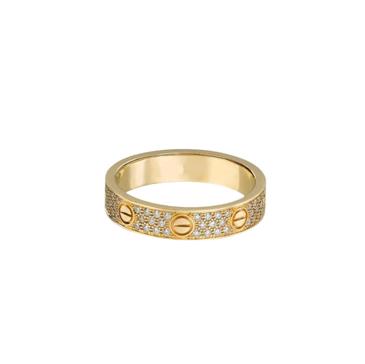 14k Yellow Gold Love Ring