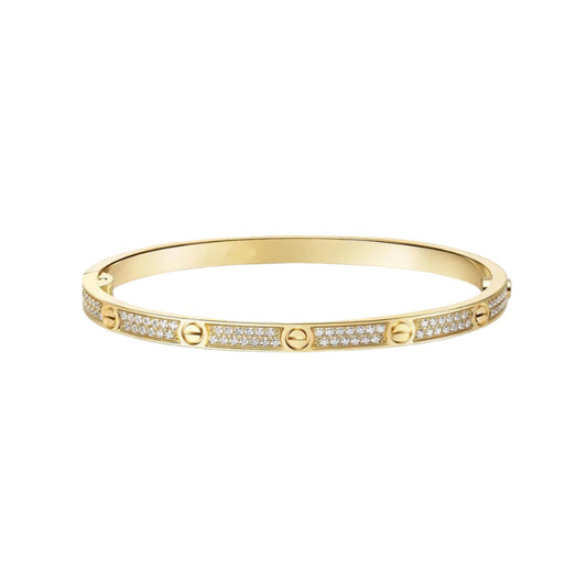 14k Yellow Gold Love Bracelet/Small