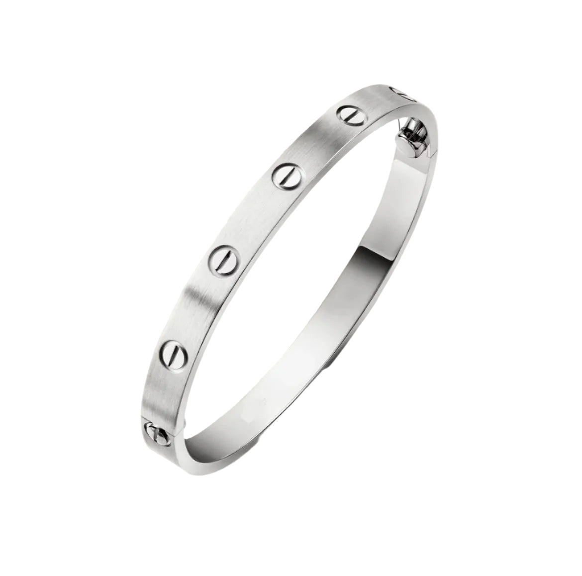 14k White Gold Love Bracelet