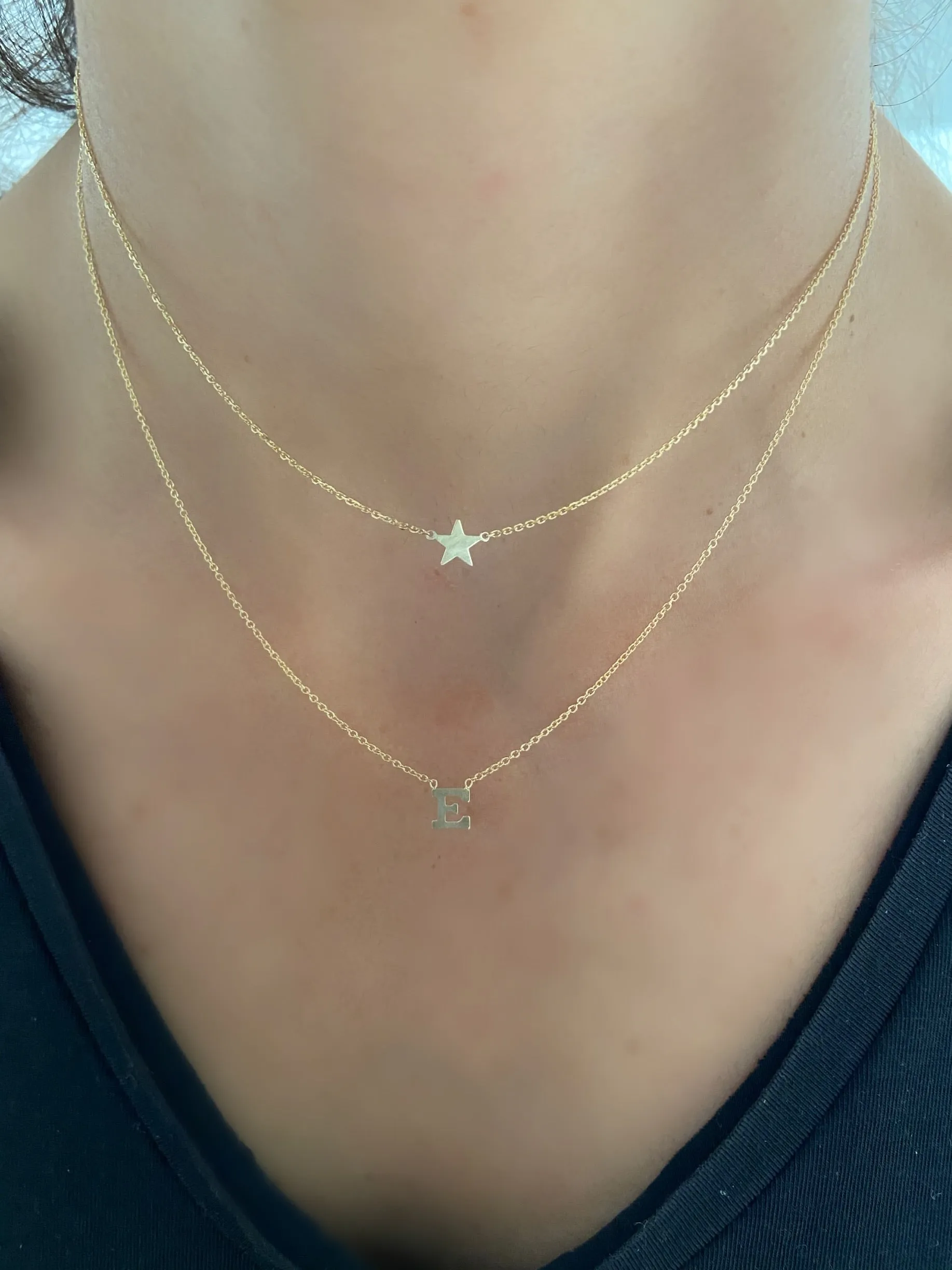 10 Karat Gold Mini Star Necklace