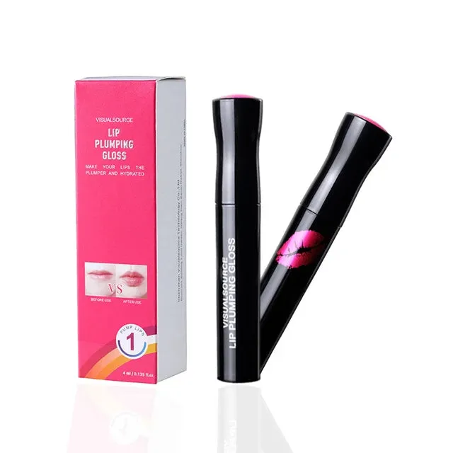 1PC 4ML Instant Volumising Gloss Plumping Lip Gloss Lip Plumper Makeup