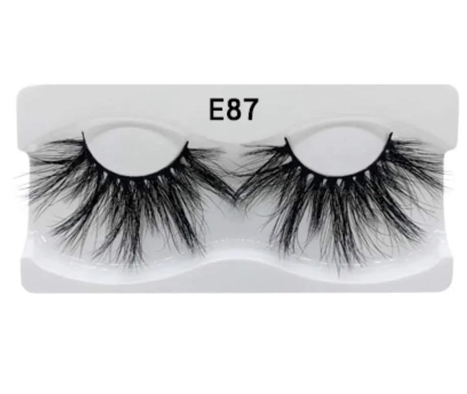 5D Mink Lashes #E88 MQO 12 pcs