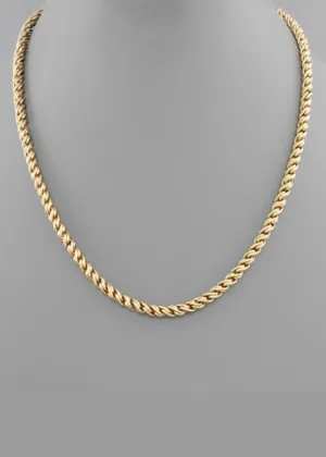 Alexis Gold Chain Link Necklace