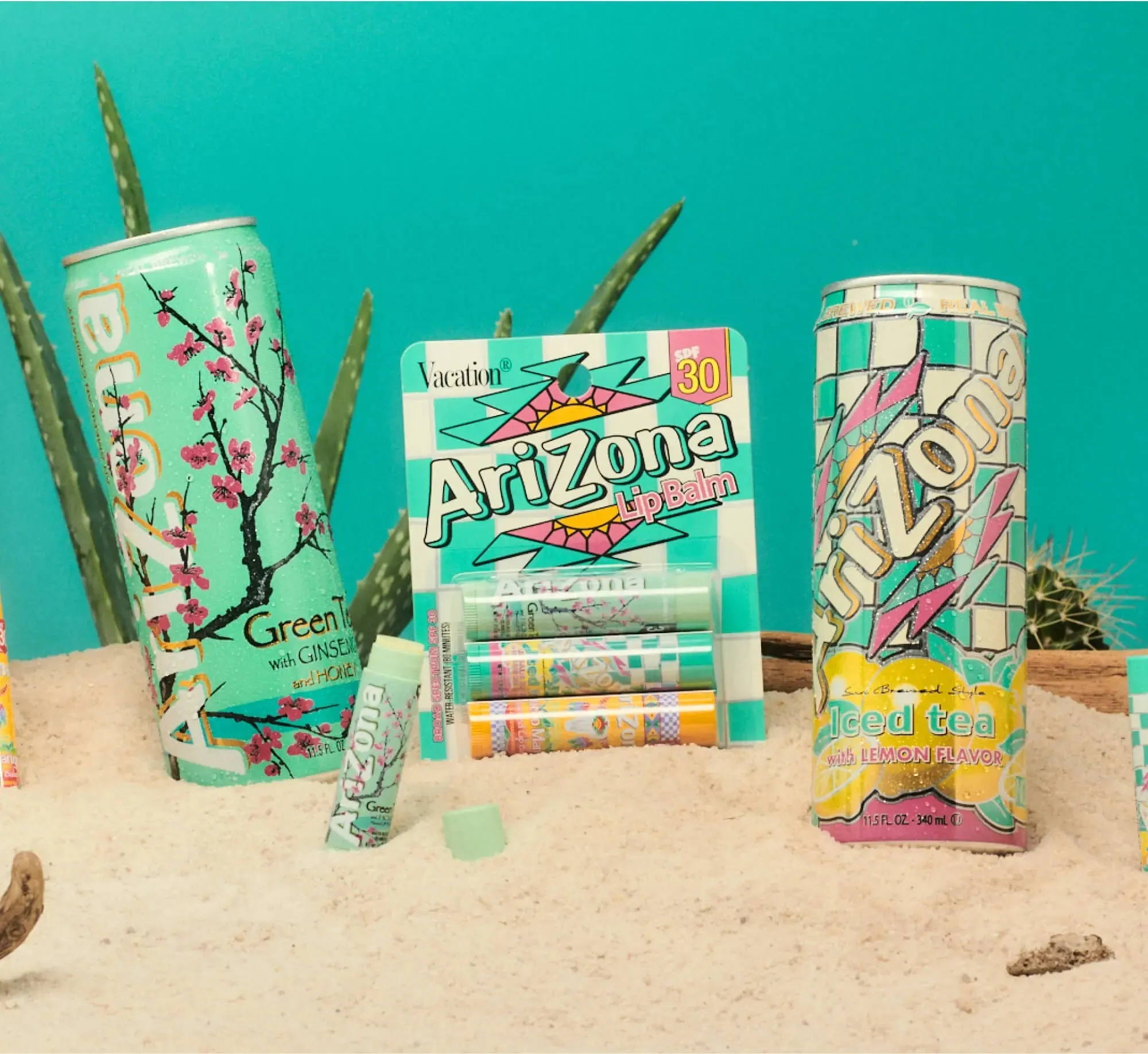 AriZona X Vacation Lip Balms