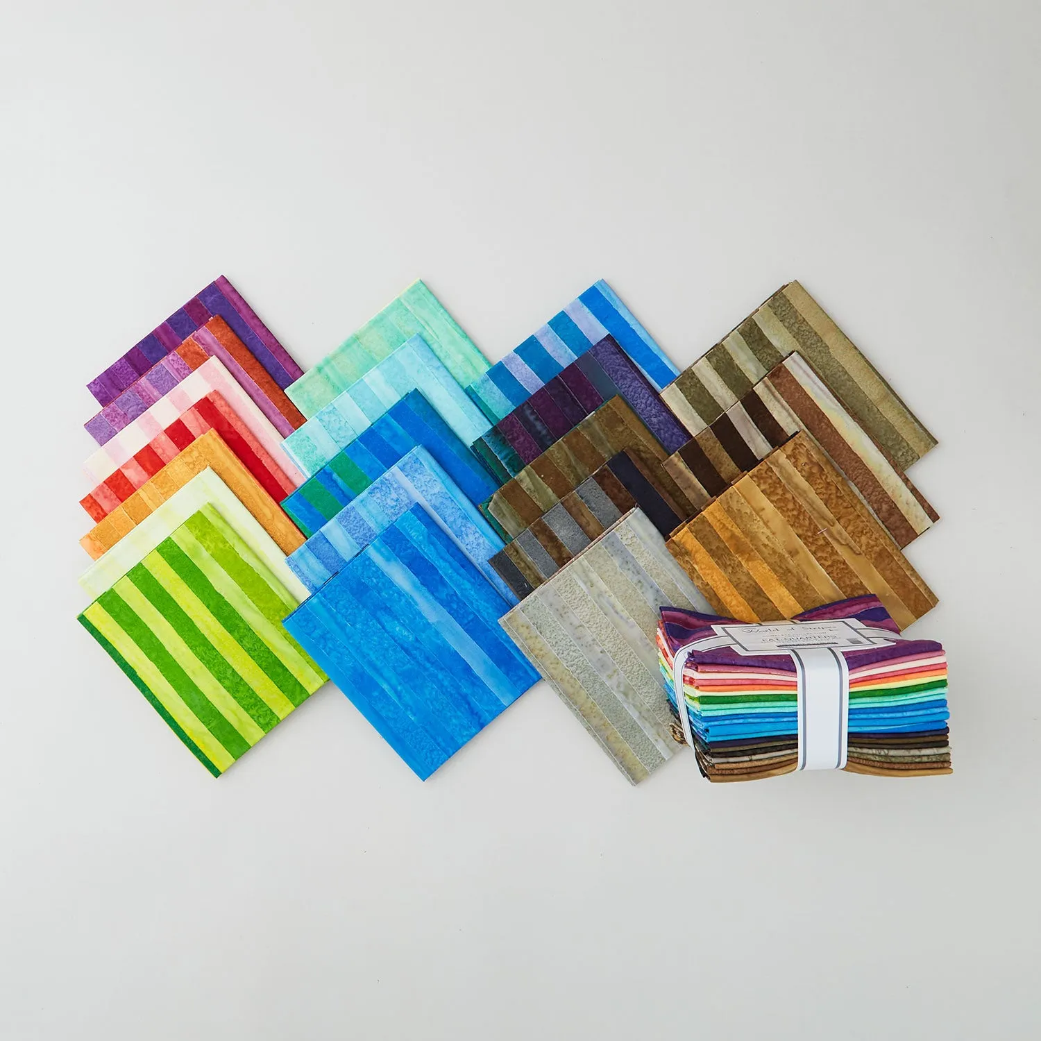 Artisan Batiks World of Stripes Fat Quarter Bundle