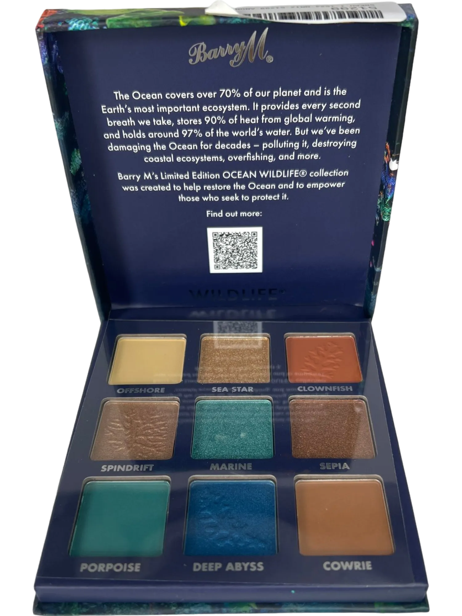 Barry M Limited Edition Ocean Wildlife Eyeshadow Palette