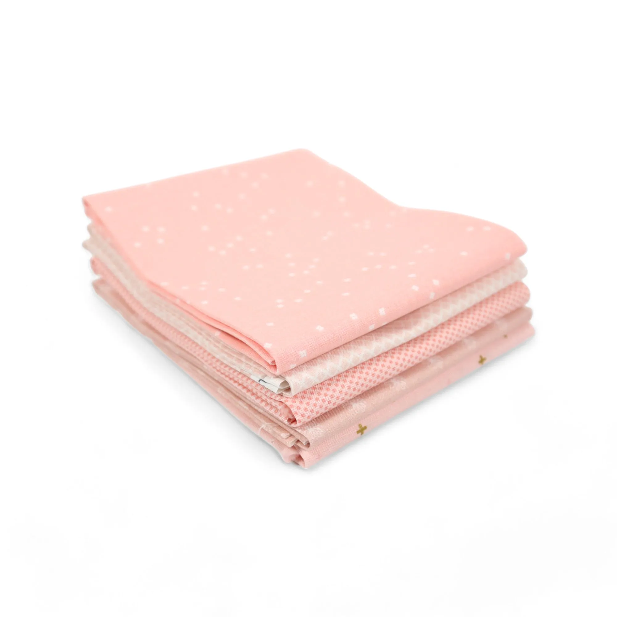 Blush Pink (5) Piece Fat Quarter Bundle