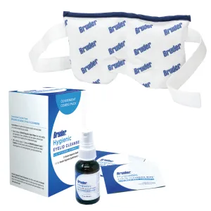 BRUDER Sinus Relief Bundle (Sinus & Allergy Compress/Eyelid Cleansers) #18215