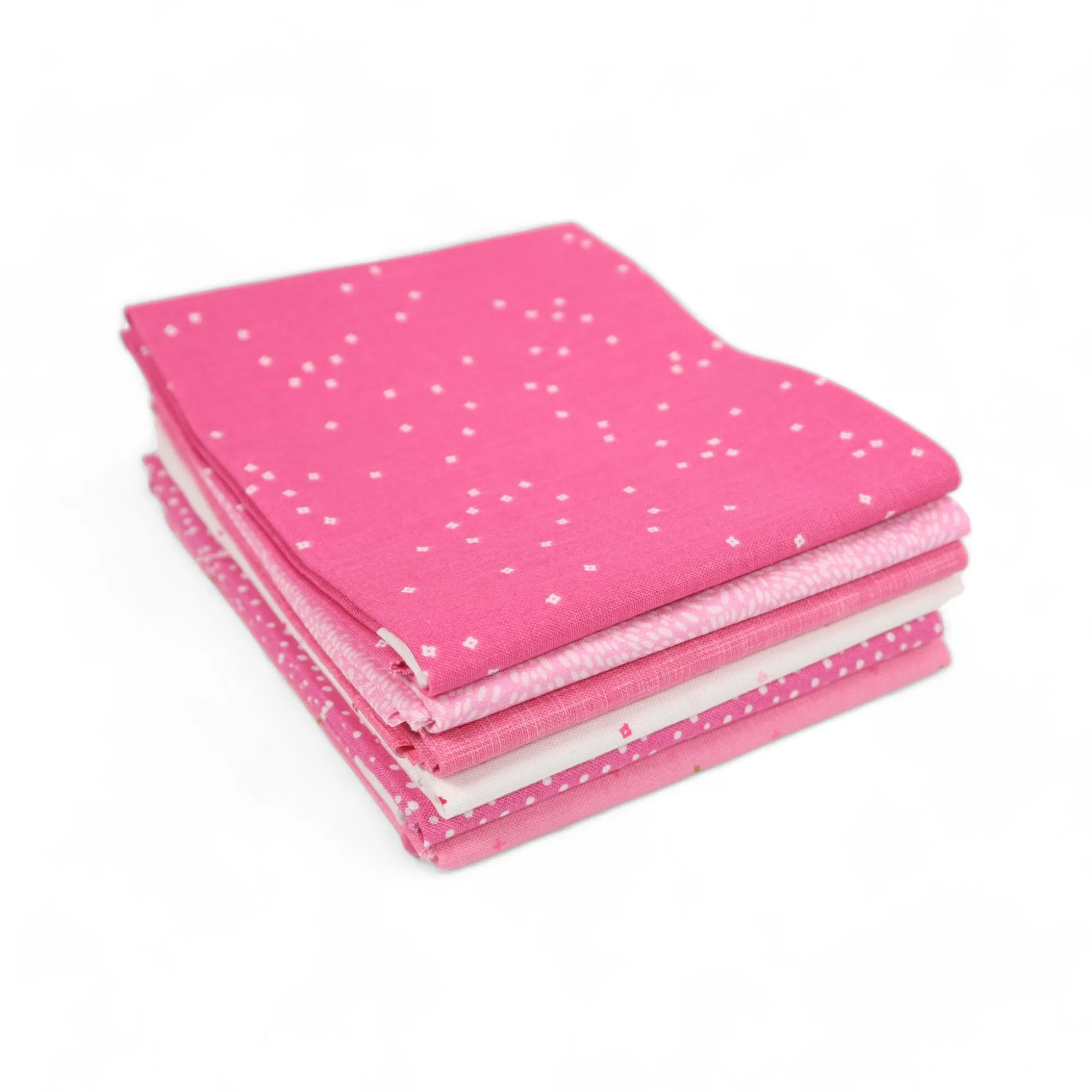 Bubble Gum Pink (6) Piece Fat Quarter Bundle