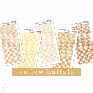 Buffalo Yellow | Washi Strips Set of 5