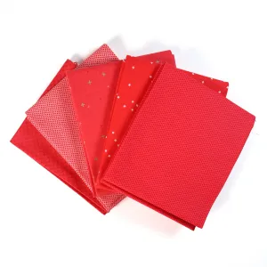 Cayenne Red (5) Piece Fat Quarter Bundle