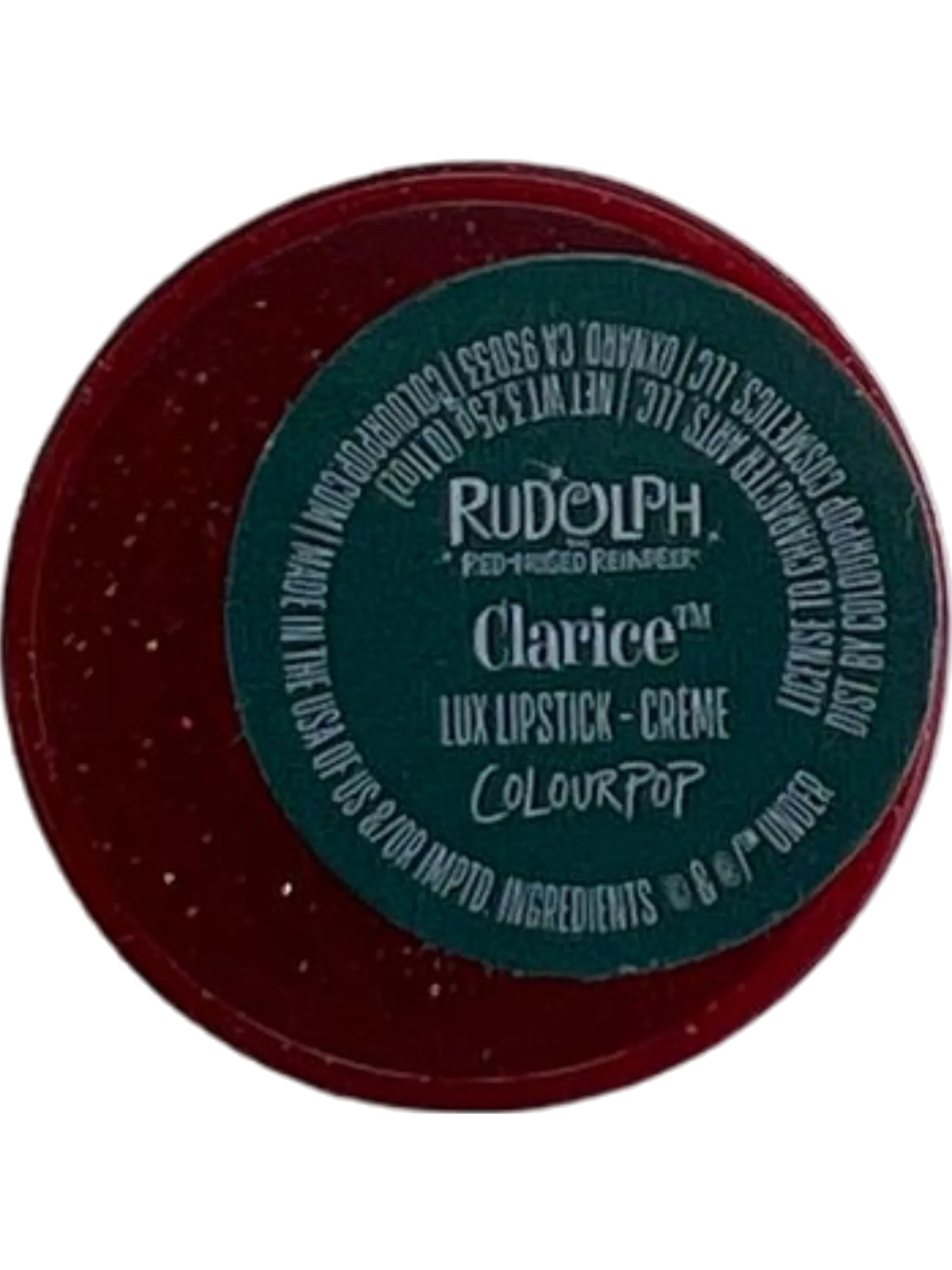 ColourPop Red Clarice Creme Lux Lipstick