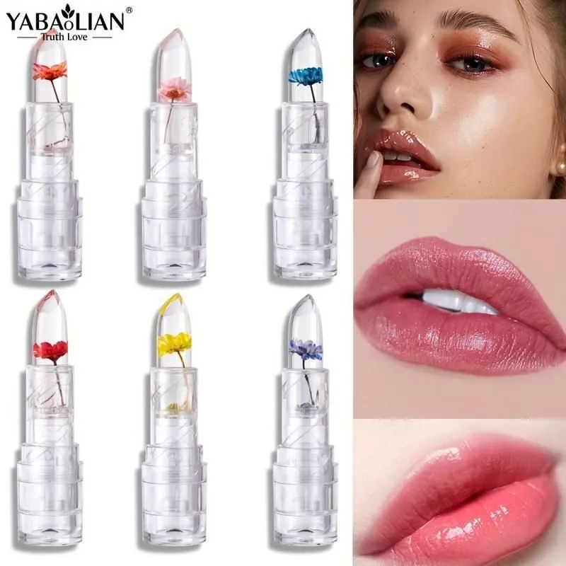 Crystal Jelly Flower Color Changing Lipstick