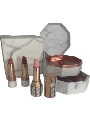 Dear Dahlia Lip Paradise Crystal Shine Holiday Edition Refillable Lipstick Set