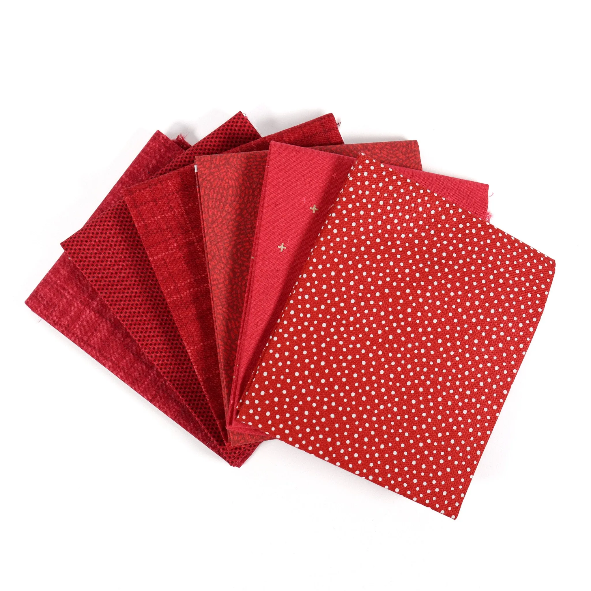 Deep Red (6) Piece Fat Quarter Bundle