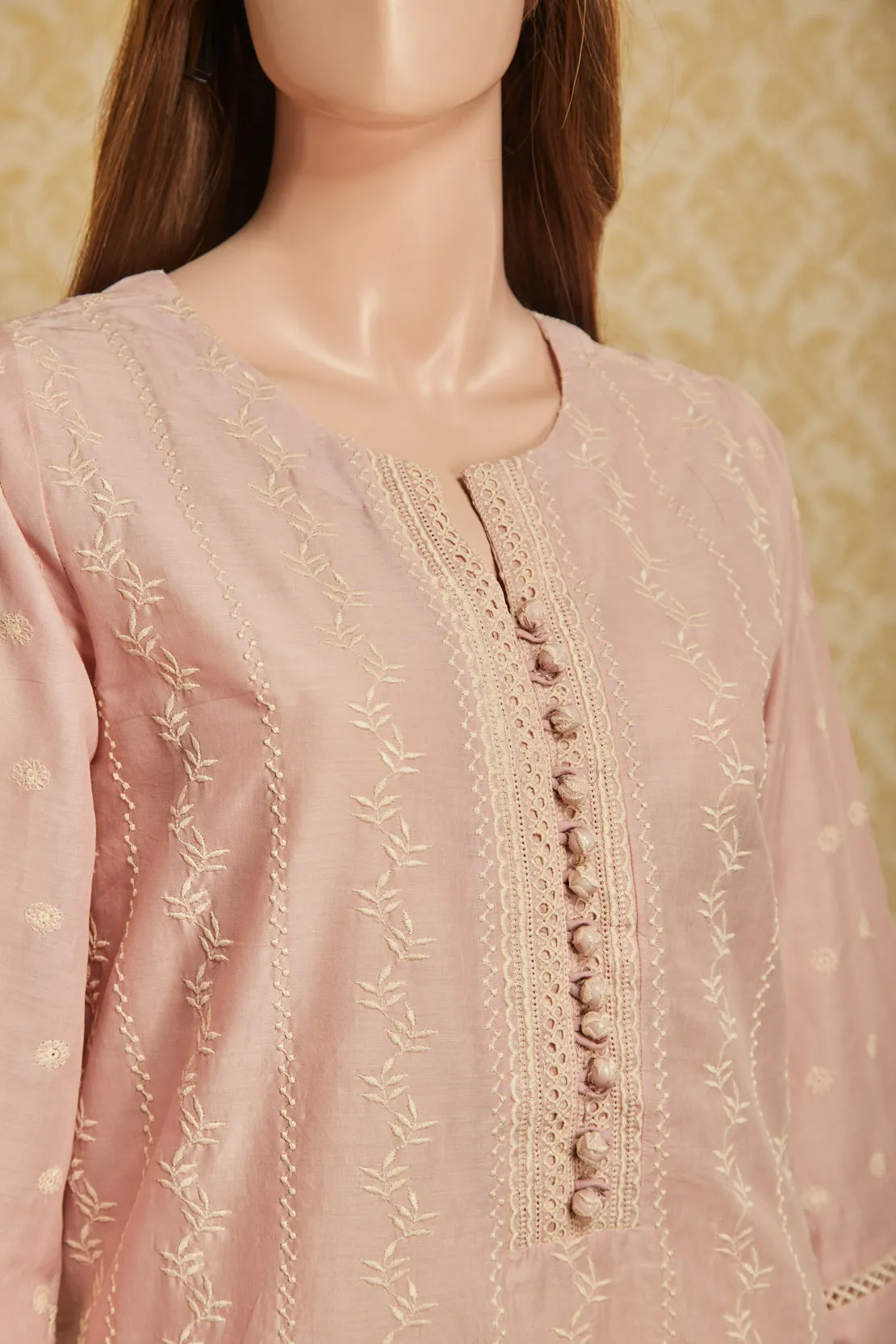 Embroidered Lawn Stitched Shirt