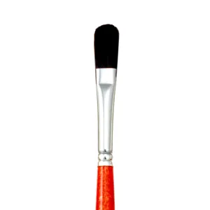 Filbert Striping Brush (Bordeaux Nylon) | TL-09