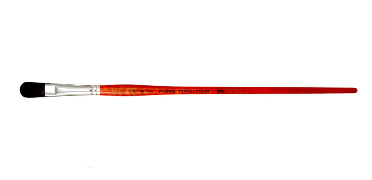 Filbert Striping Brush (Bordeaux Nylon) | TL-09