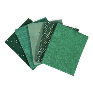 Forest Green (5) Piece Fat Quarter Bundle