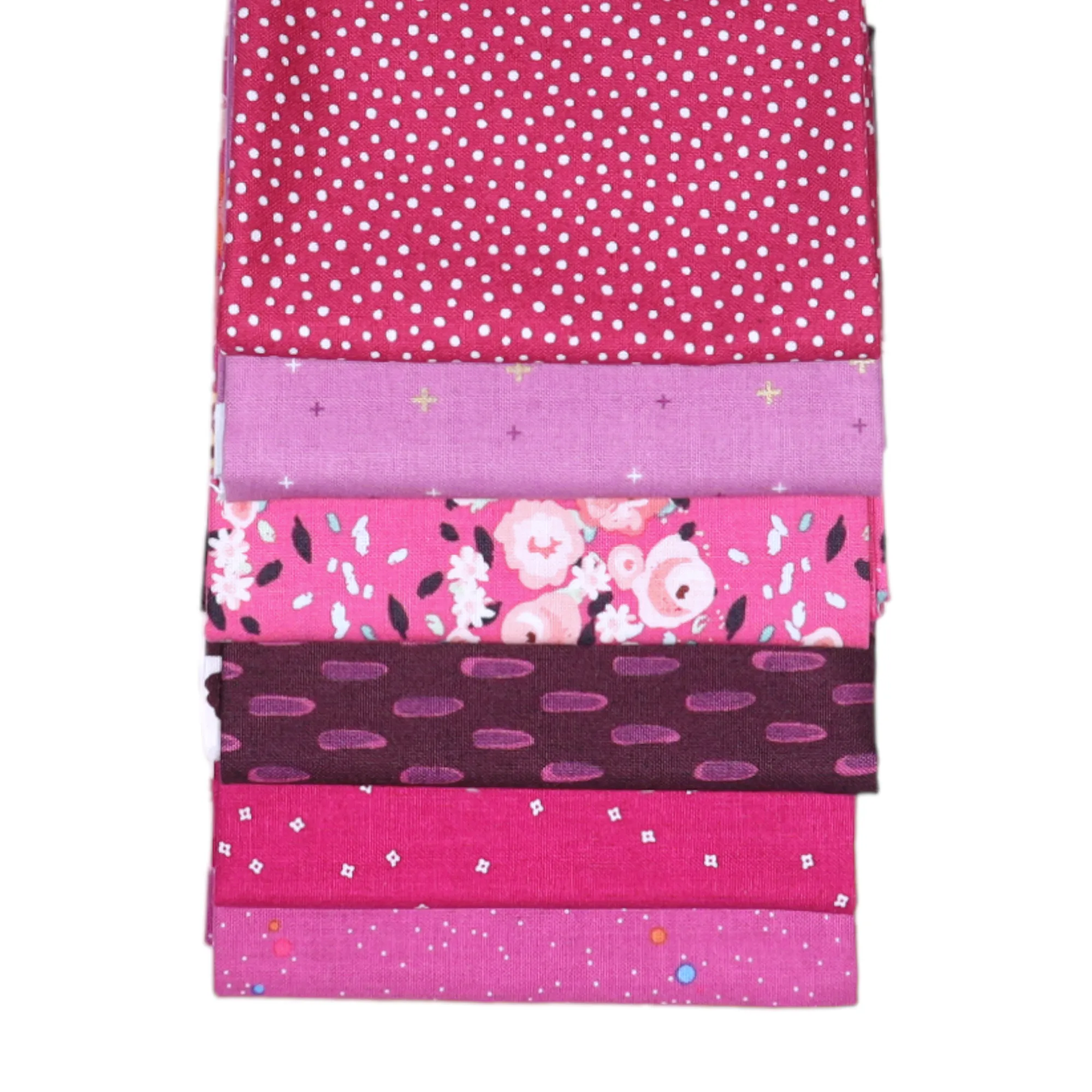 Fuchsia (6) Piece Fat Quarter Bundle