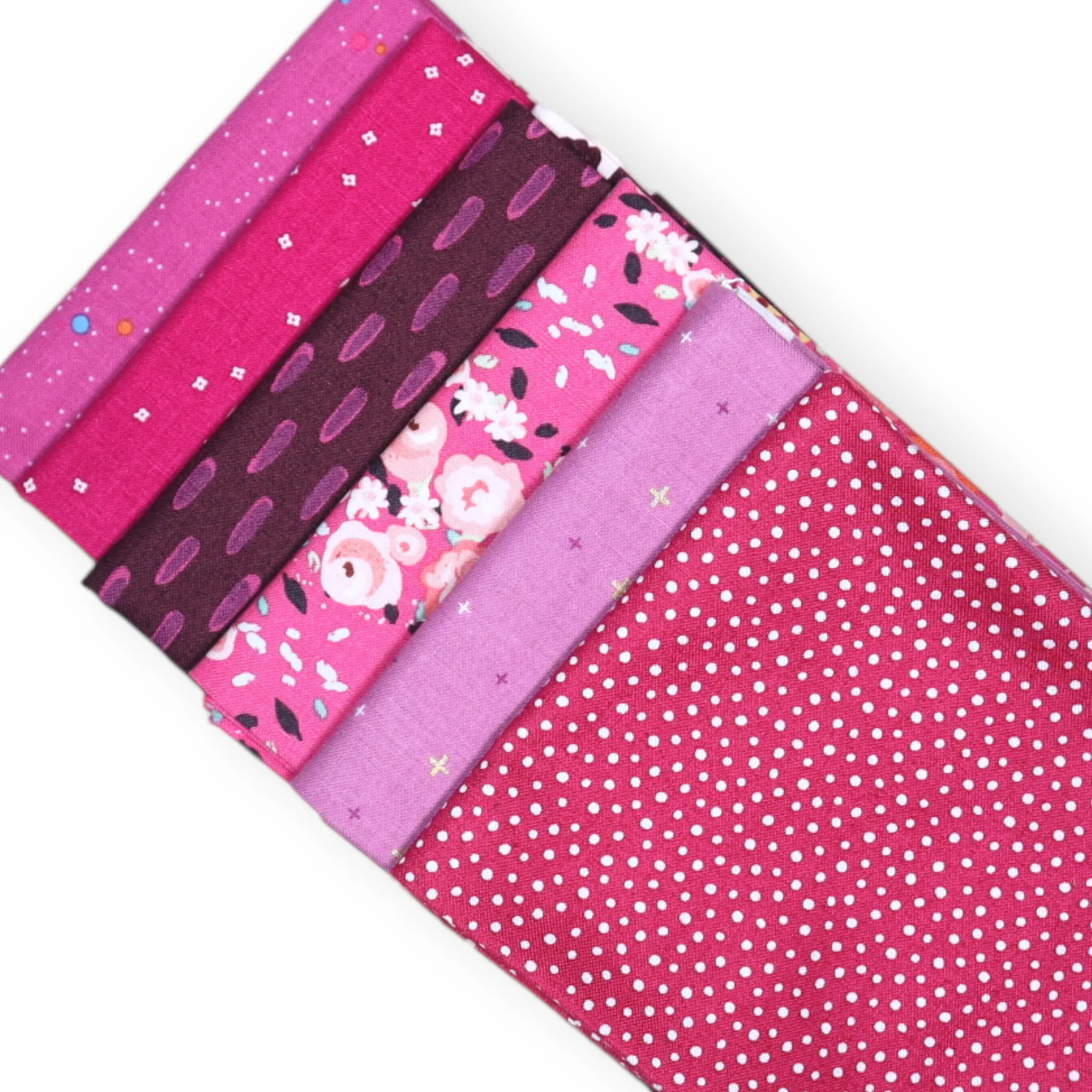 Fuchsia (6) Piece Fat Quarter Bundle