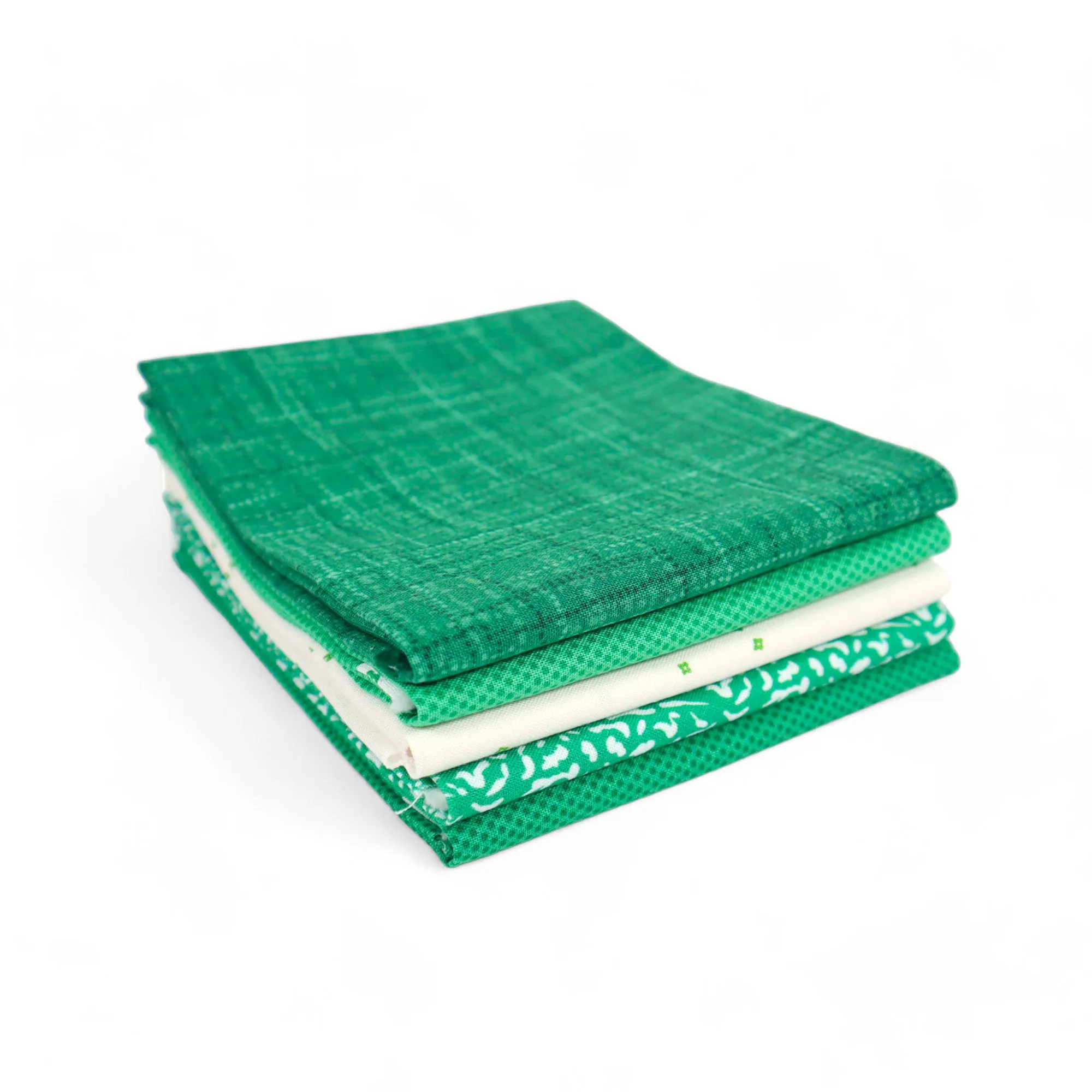 Green (5) Piece Fat Quarter Bundle