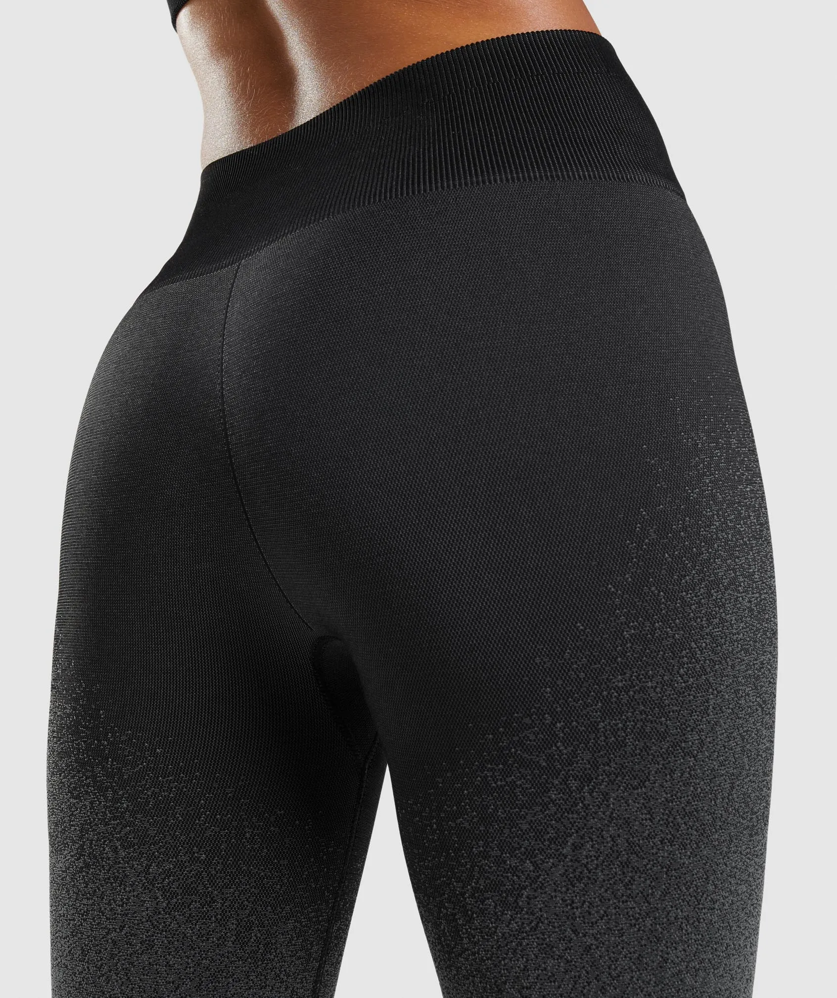 Gymshark Adapt Ombre Seamless Leggings - Black/Grey