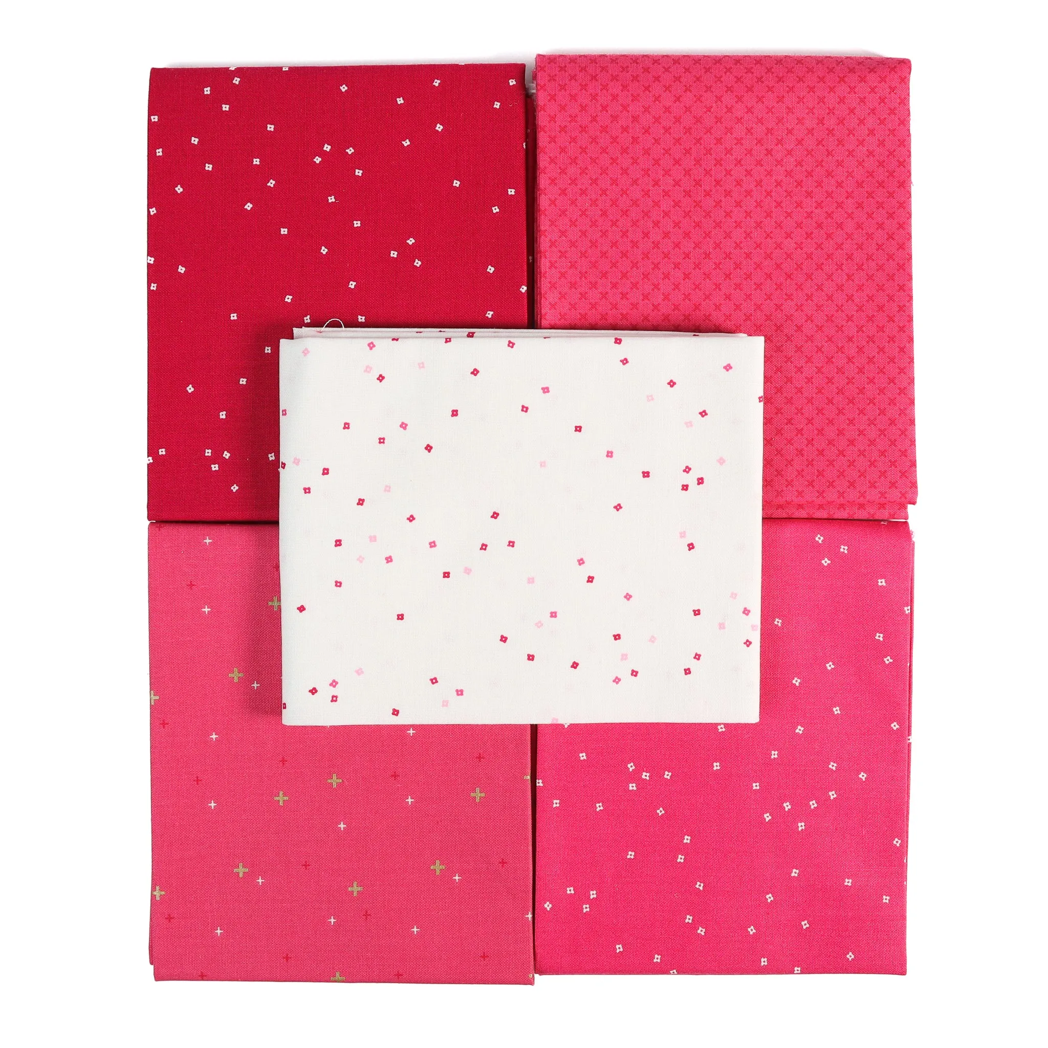 Hot Pink (5) Piece Fat Quarter Bundle