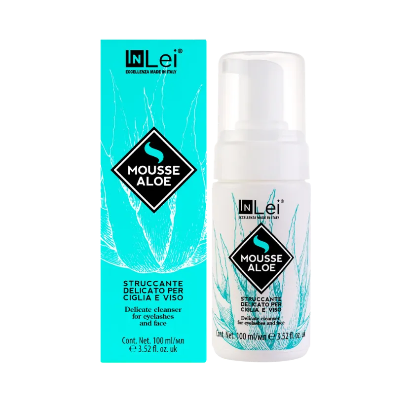 InLei® - Delicate Mousse Cleanser, Aloe (100 ml) (Wholesale 3 pack, RRP $28.95 Each)