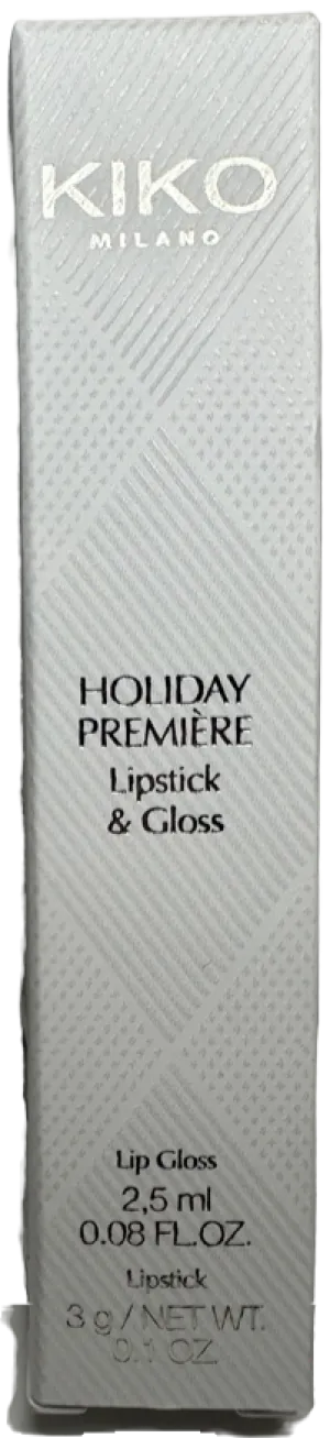 kiko Holiday Première Lipstick & Gloss Pink Intrigue 3g