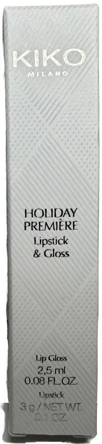 kiko Holiday Première Lipstick & Gloss Pink Intrigue 3g