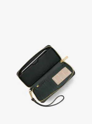 Large Leather Smartphone Wristlet