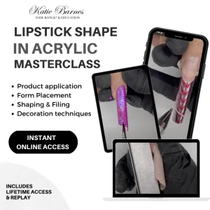 Lipstick Shape in Acrylic Masterclass