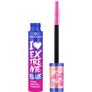 live LIFE in CORAL I LOVE EXTREME BLUE crazy volume mascara