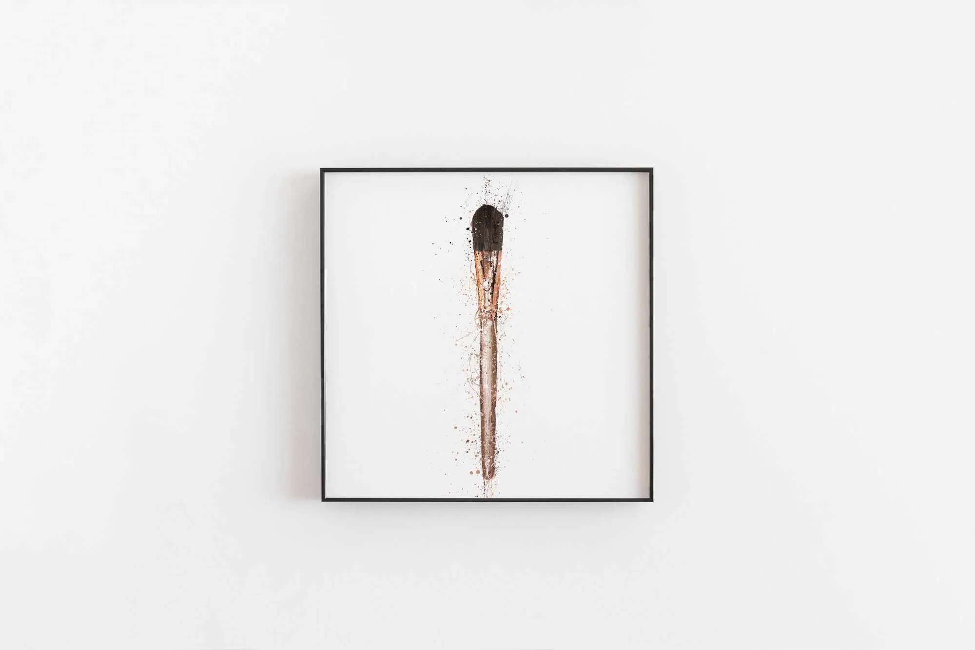 Makeup Brush Wall Art Print 'Foundation'