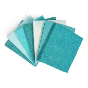 Marine Blue Green (7) Piece Fat Quarter Bundle