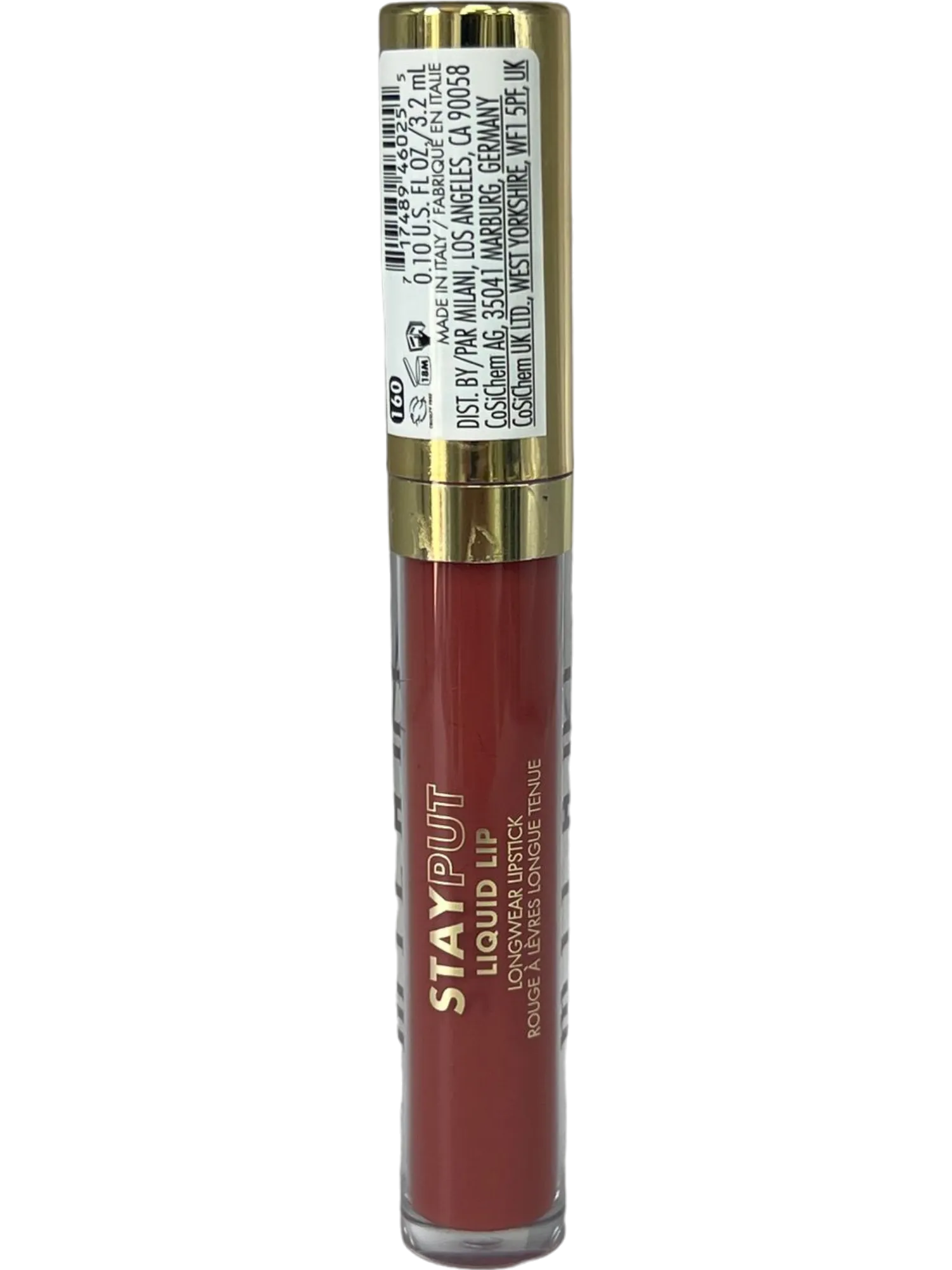 Milani Stay Put Liquid Lip Longwear Lipstick Vibe