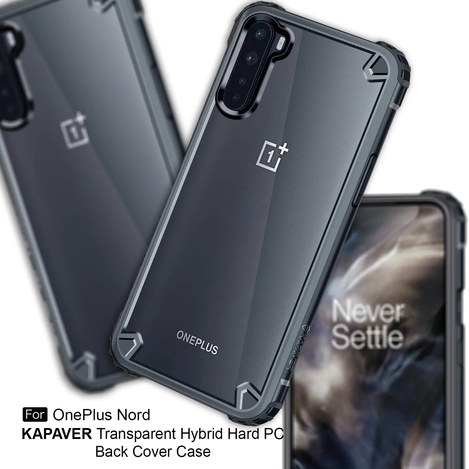 OnePlus Nord Back Cover Case | Impulse - Moon Gray