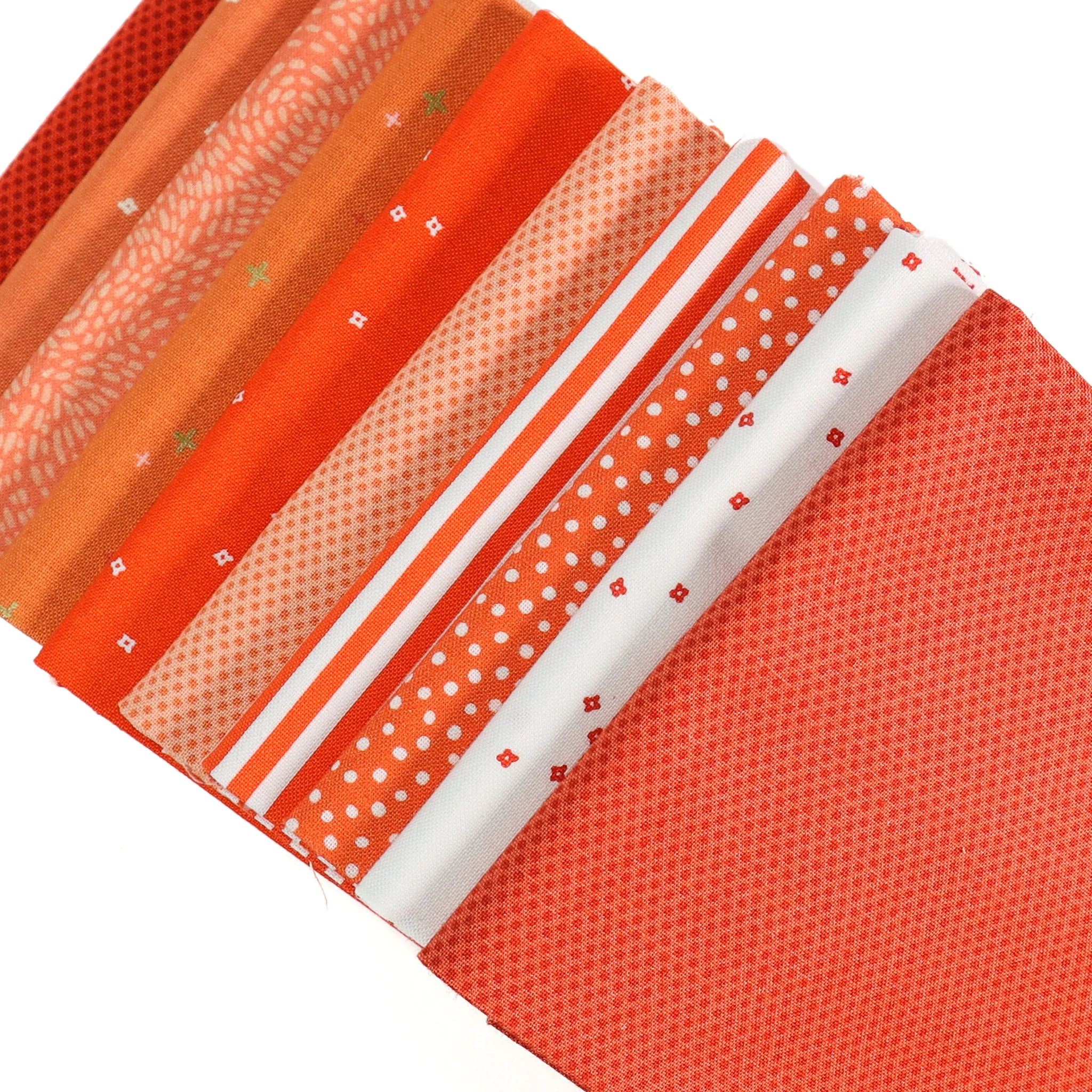 Orange (10) Piece Fat Quarter Bundle