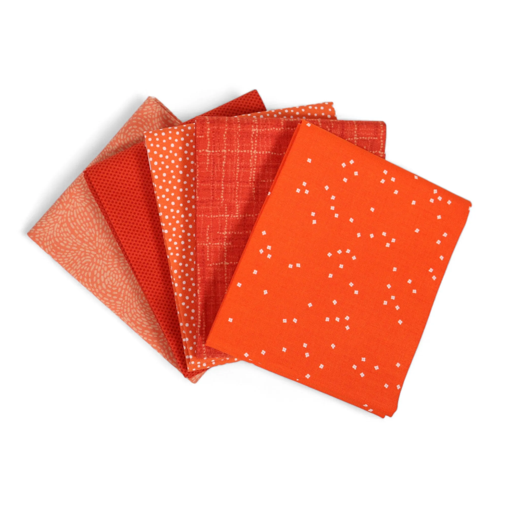 Orange (5) Piece Fat Quarter Bundle