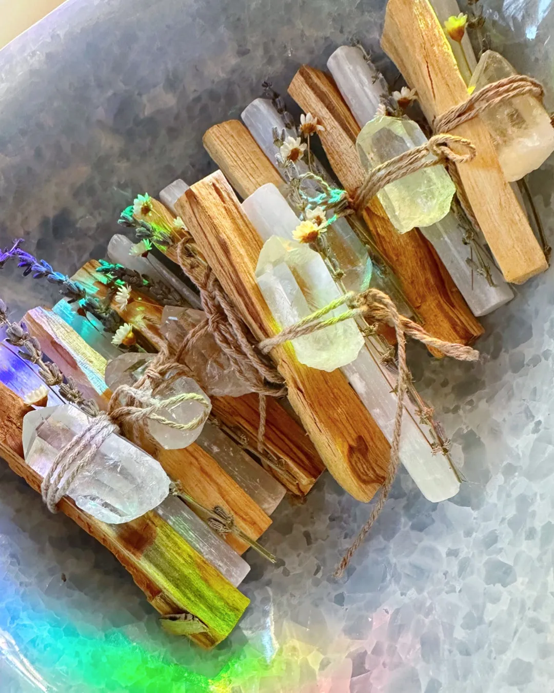 Palo Santo, Quartz & Selenite Bundle