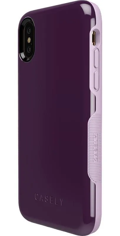 Plum Purple on Light Purple | Ultra-Protective Bold Case