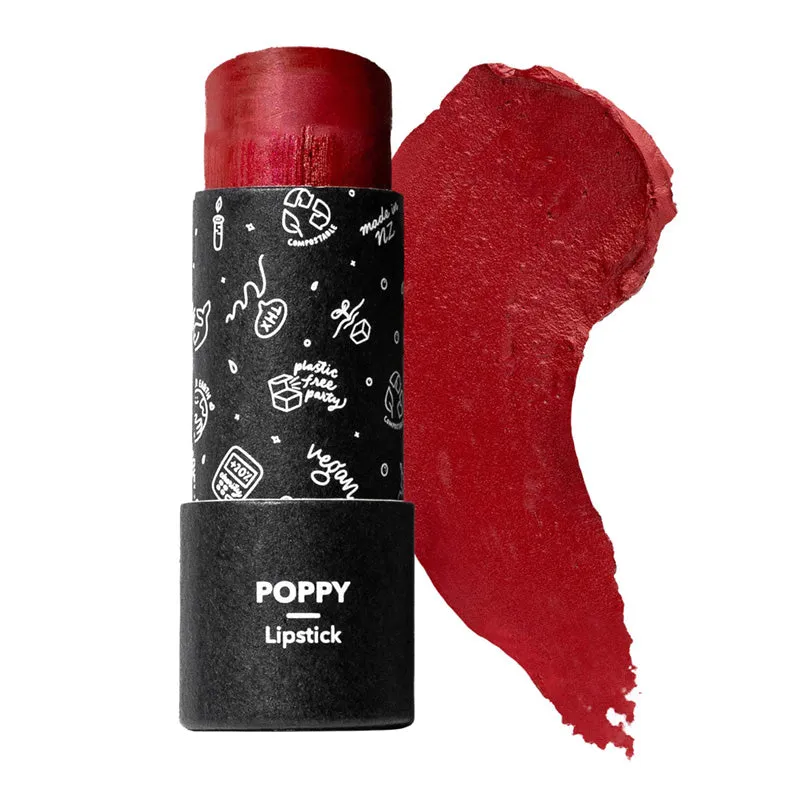 Poppy Satin Matte Lipstick