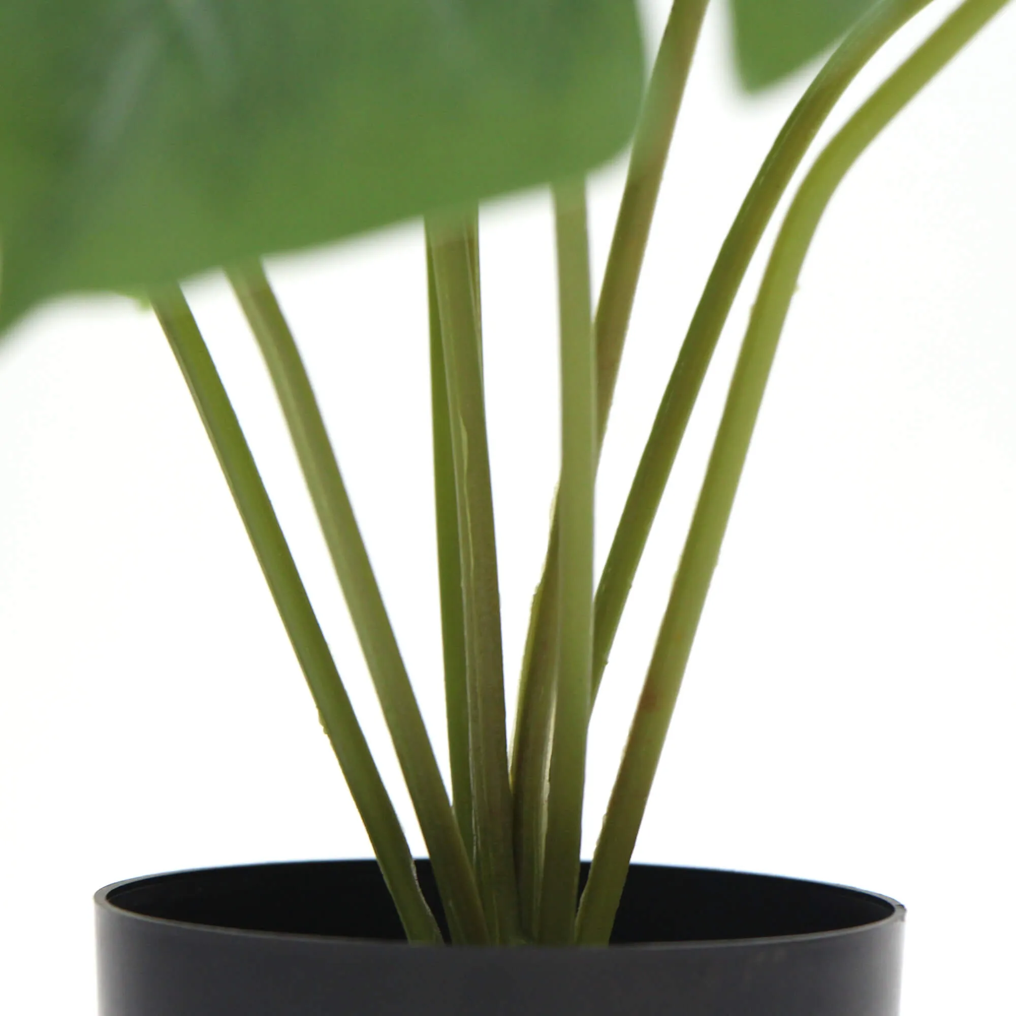 Potted Artificial Split Philodendron Plant With Real Touch Leaves 40cm