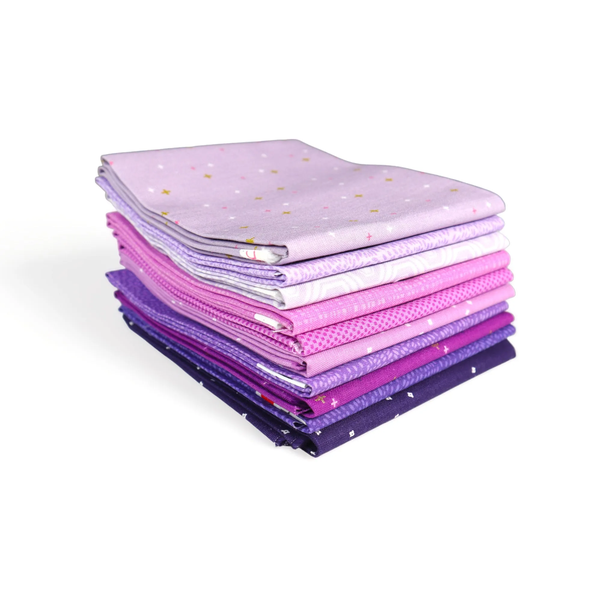 Purple (10) Piece Fat Quarter Bundle