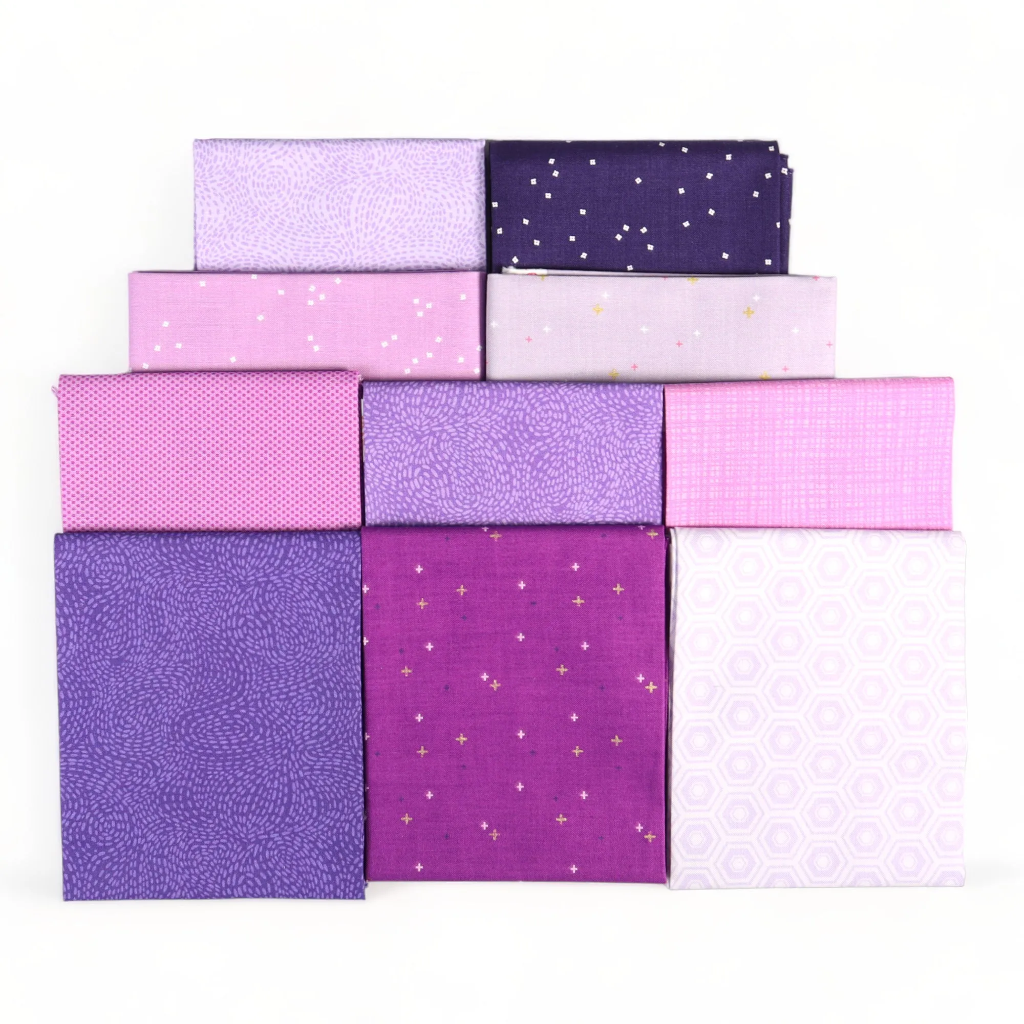 Purple (10) Piece Fat Quarter Bundle