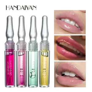 Shiny Oil Lip Gloss Mirror Water Lip Gloss Transparent Tinted Lip Oil Waterproof Lasting Liquid Lip Tint