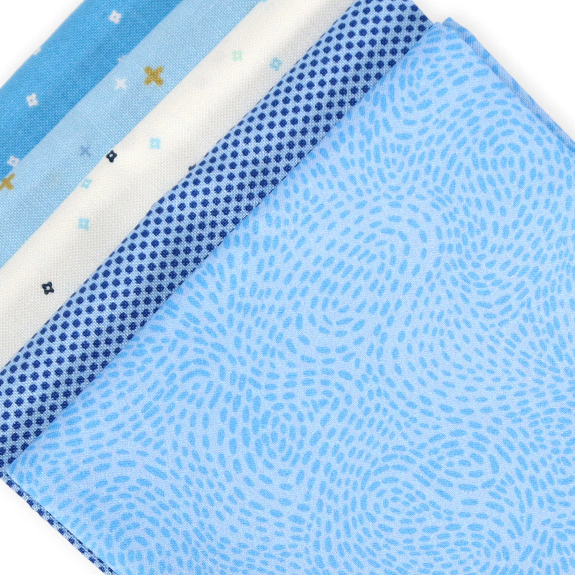 Sky Blue (5) Piece Fat Quarter Bundle